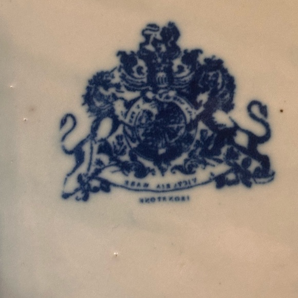 Antique Victoria Ware Ironstone Japanese Imari Style Platter, 14.25” - Picture 6 of 12